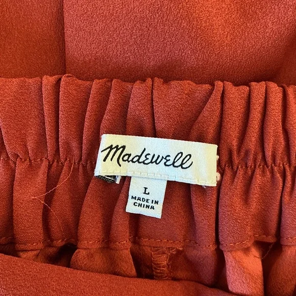 Burnt Orange Wide Leg Pants - Picture 3 of 7